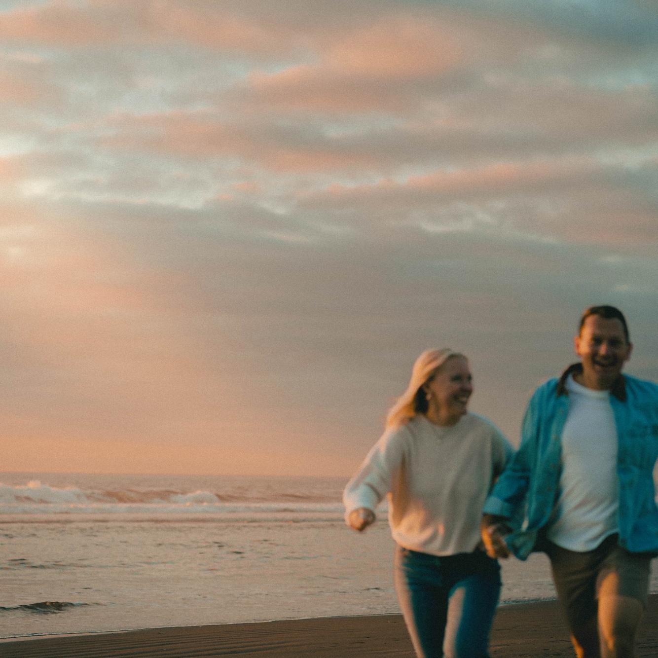 Engagement shoot at Arch Cape!