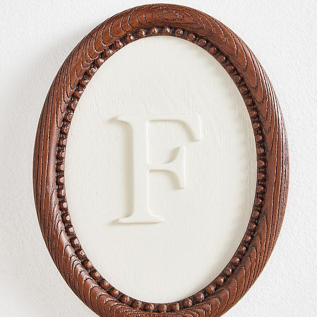 Emery Wood Monogram Gallery Wall Charm