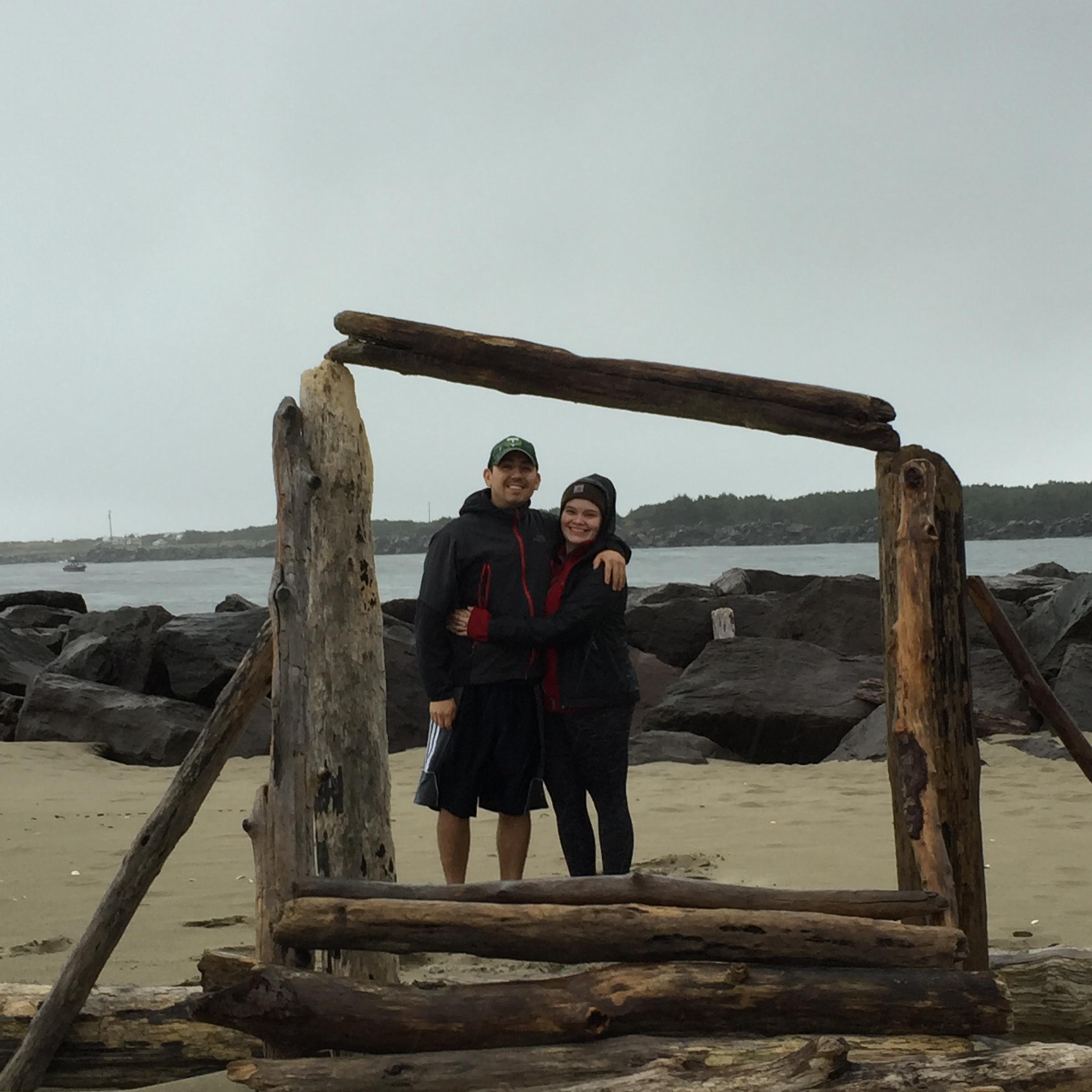 First of many beach camping trips at Barview Jetty. If you know, you know.