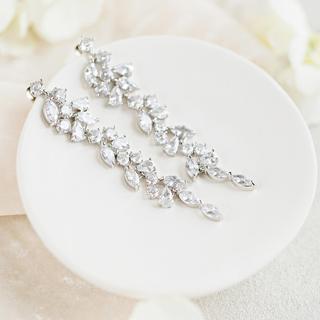 Abigail Drop Wedding Earrings