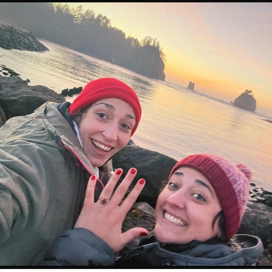 We got engaged in Forks, Washington