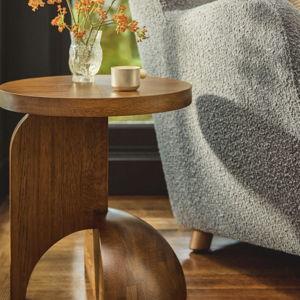 Falco Side Table - Smoked Oak
