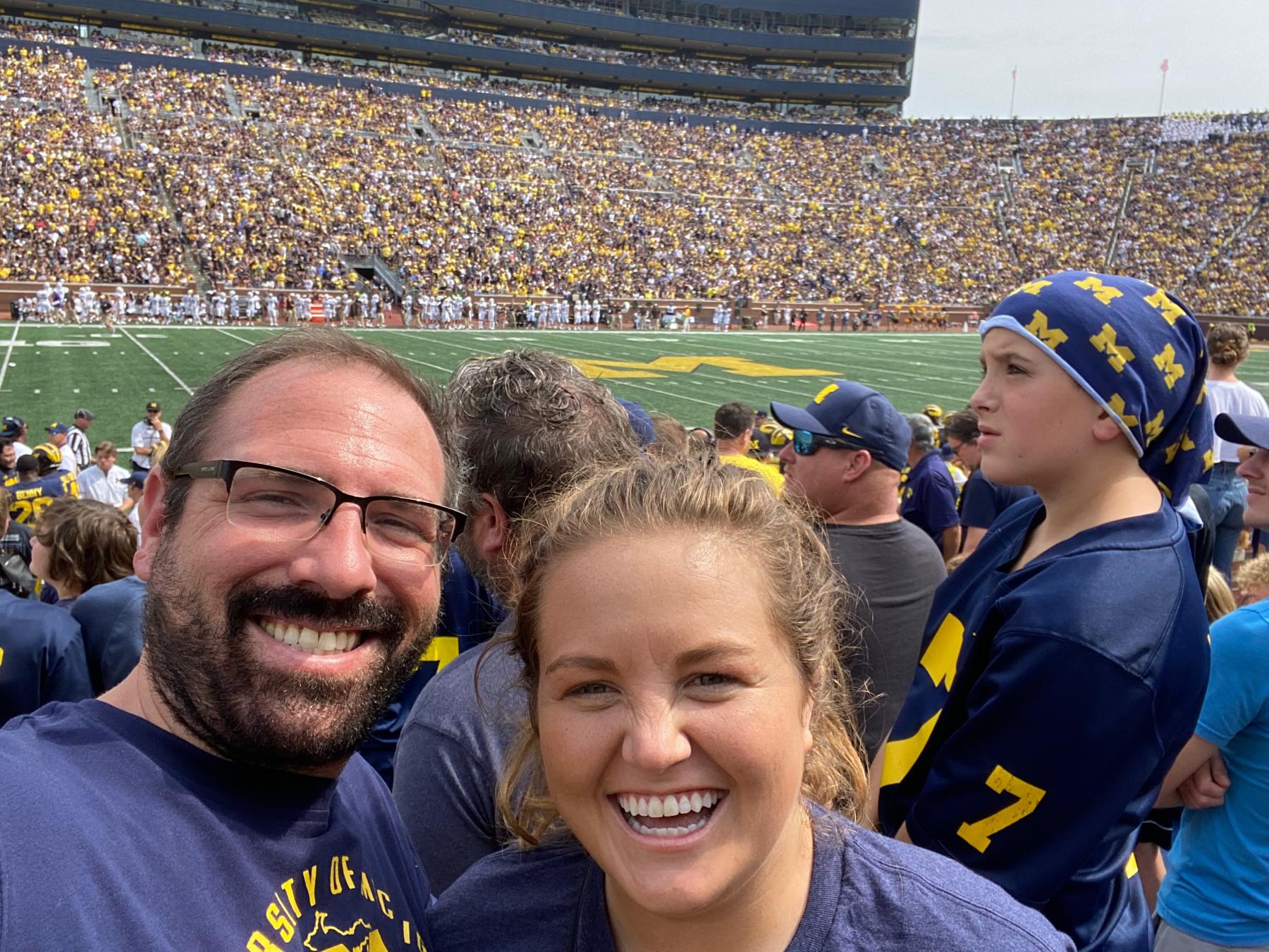 Ryan's first trip to the Big House!