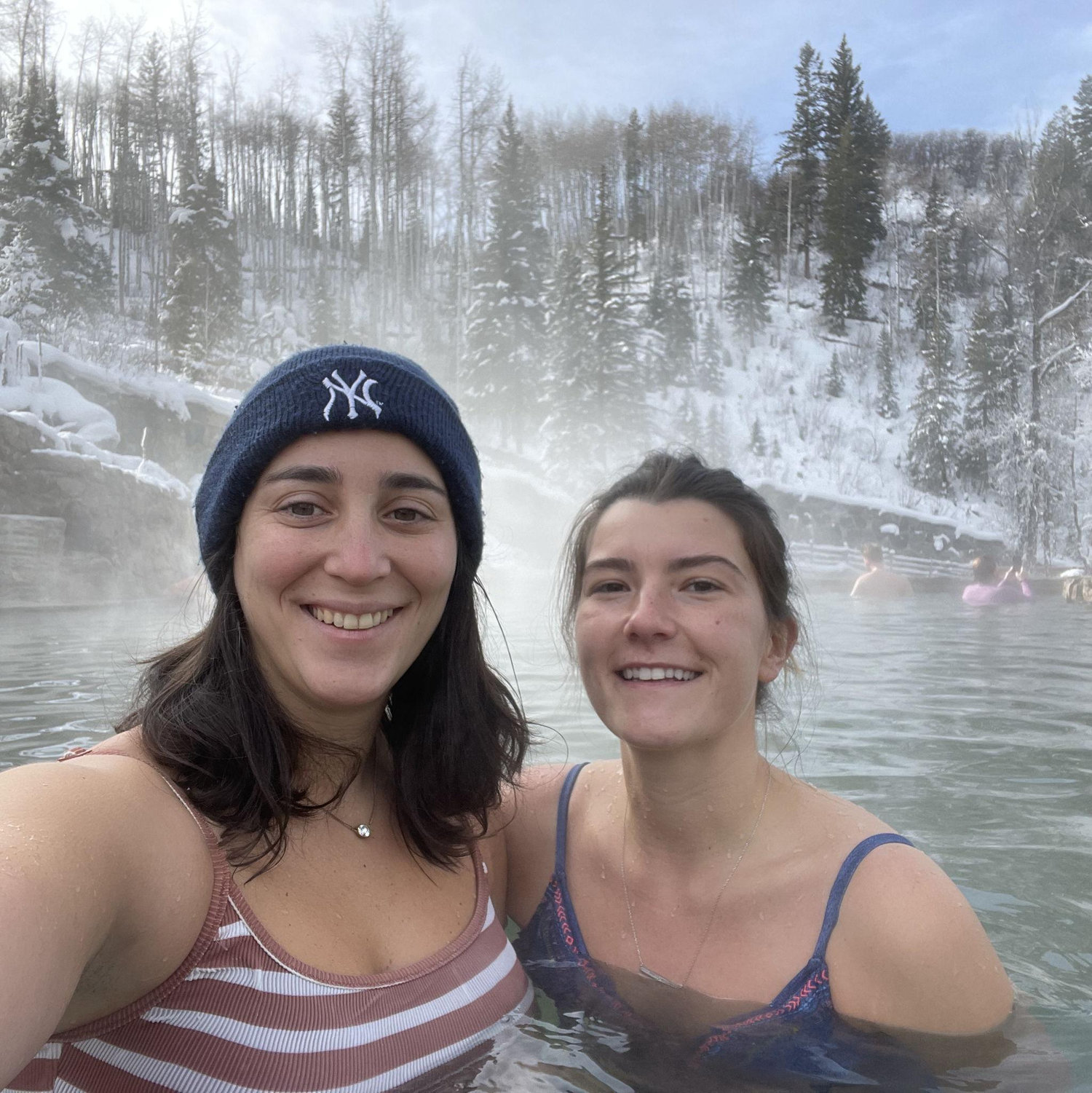 Went to some hot springs