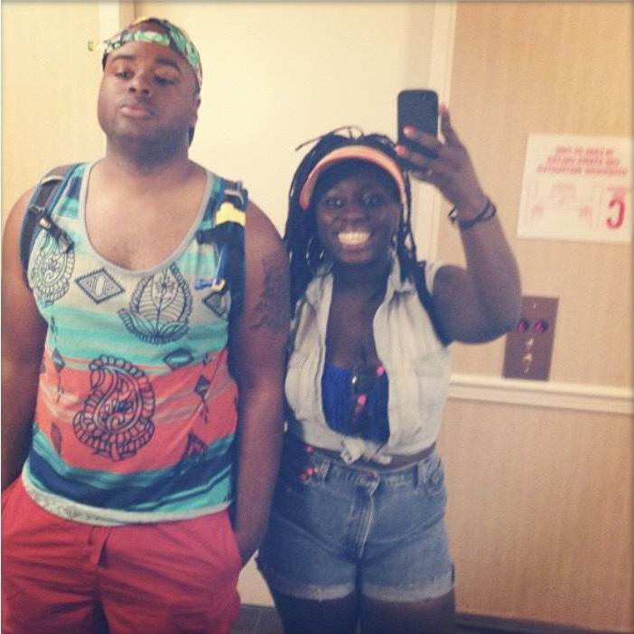 Ebony & Richard at Made In America Music festival (2012).