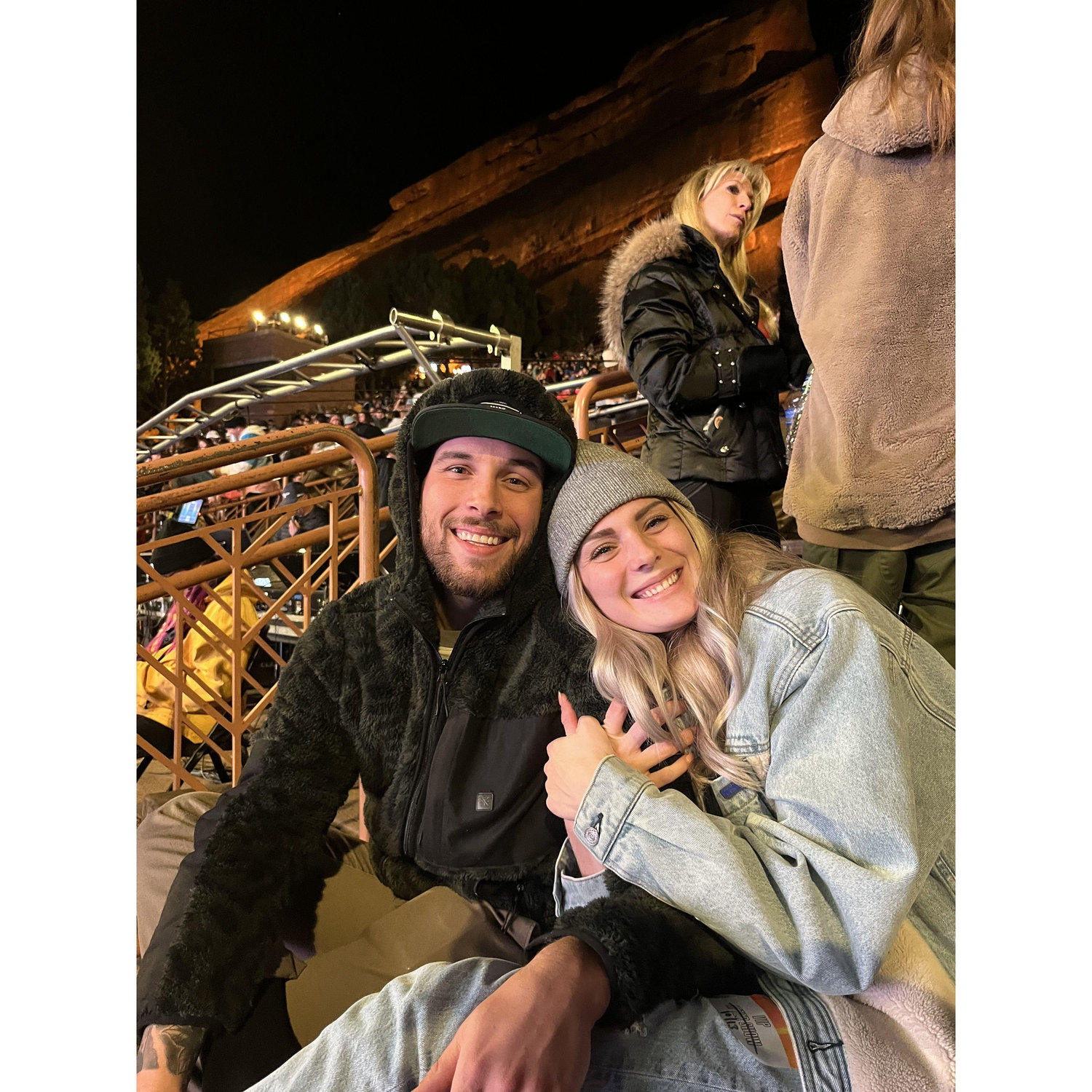 Our first Red Rocks concert together.