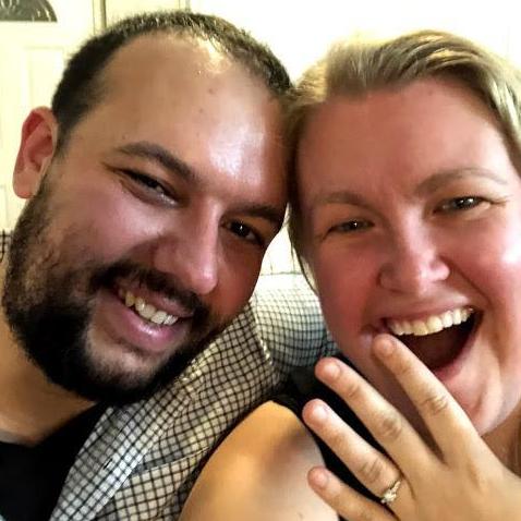 The night we got engaged.