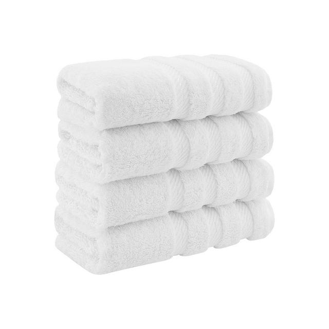 American Soft Linen Edison Luxury 100% Turkish Cotton 4-Piece Hand Towel Set