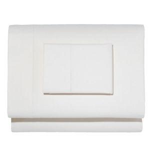 280-Thread-Count Pima Cotton Percale Queen Sheet Set in White | Sheets at L.L.Bean