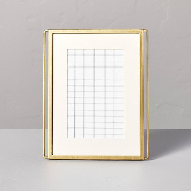 4"x6" Brass Wire Edge Picture Frame Antique Finish - Hearth & Hand™ with Magnolia