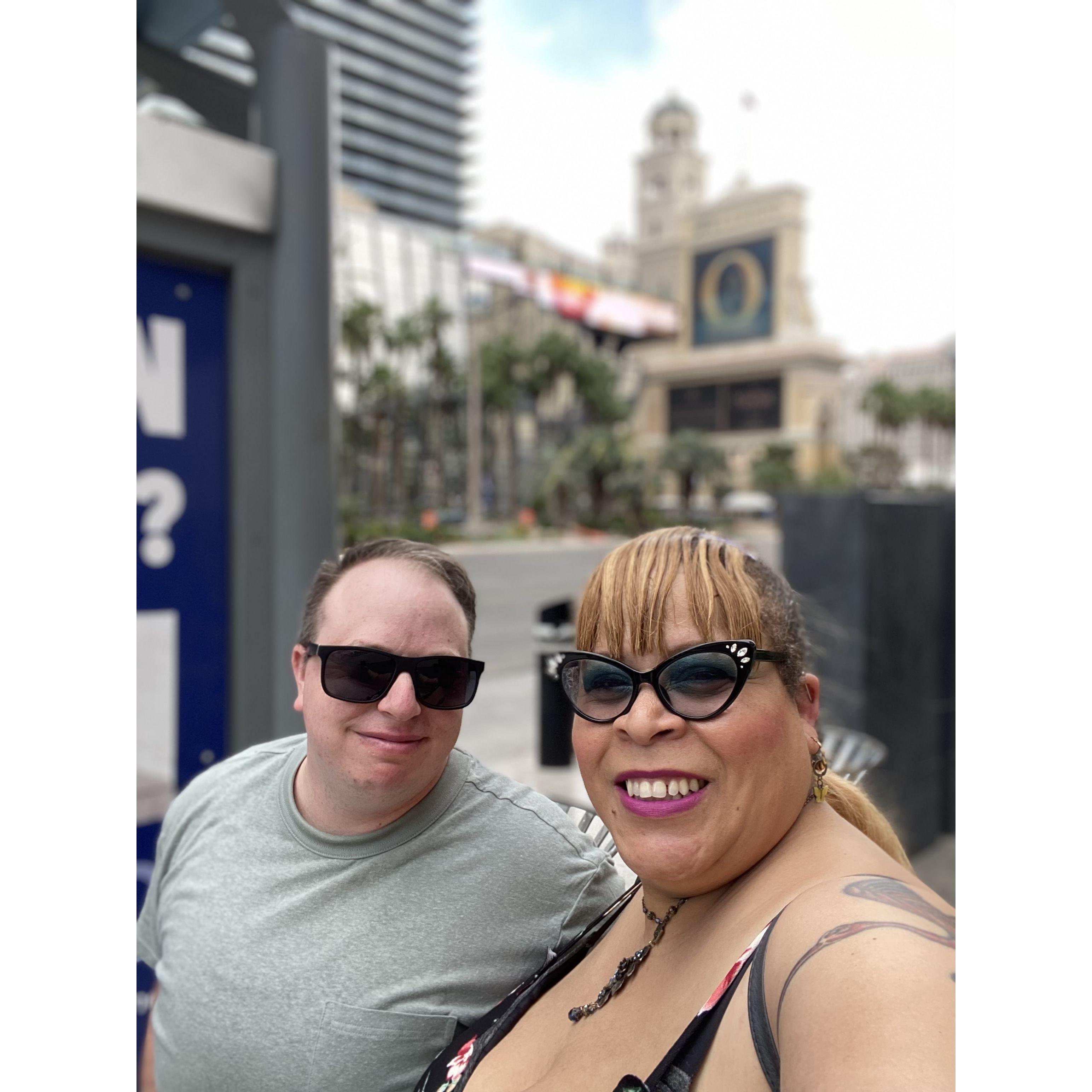 In front of The Bellagio