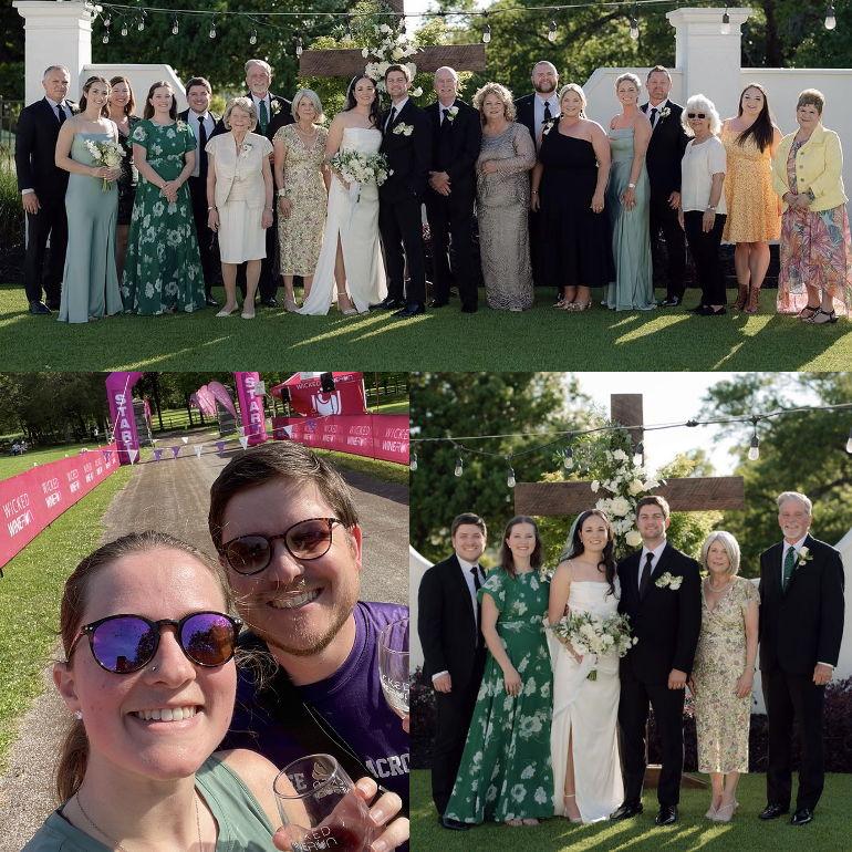 April 2025: Will's second attempt to get Nicole into running (this time using wine). We also celebrate Will passing his PhD candidacy exam and his sister's wedding.