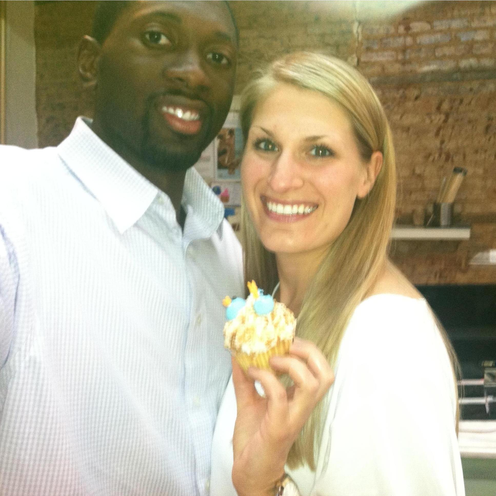 When Obi surprised me with a cupcake making class in Georgia!