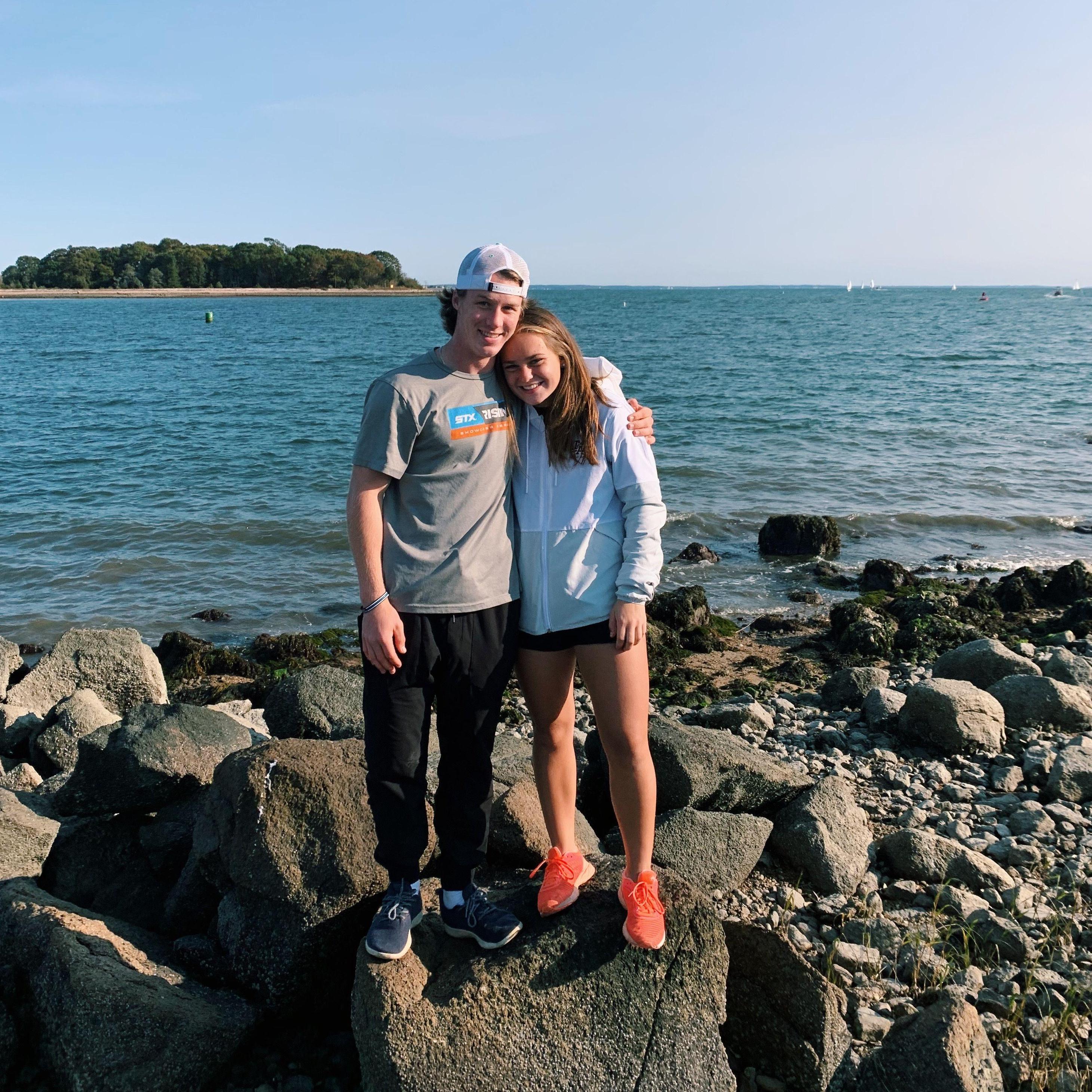 October 2020: Back when we were 18 and 16, out kayaking at Tabor!