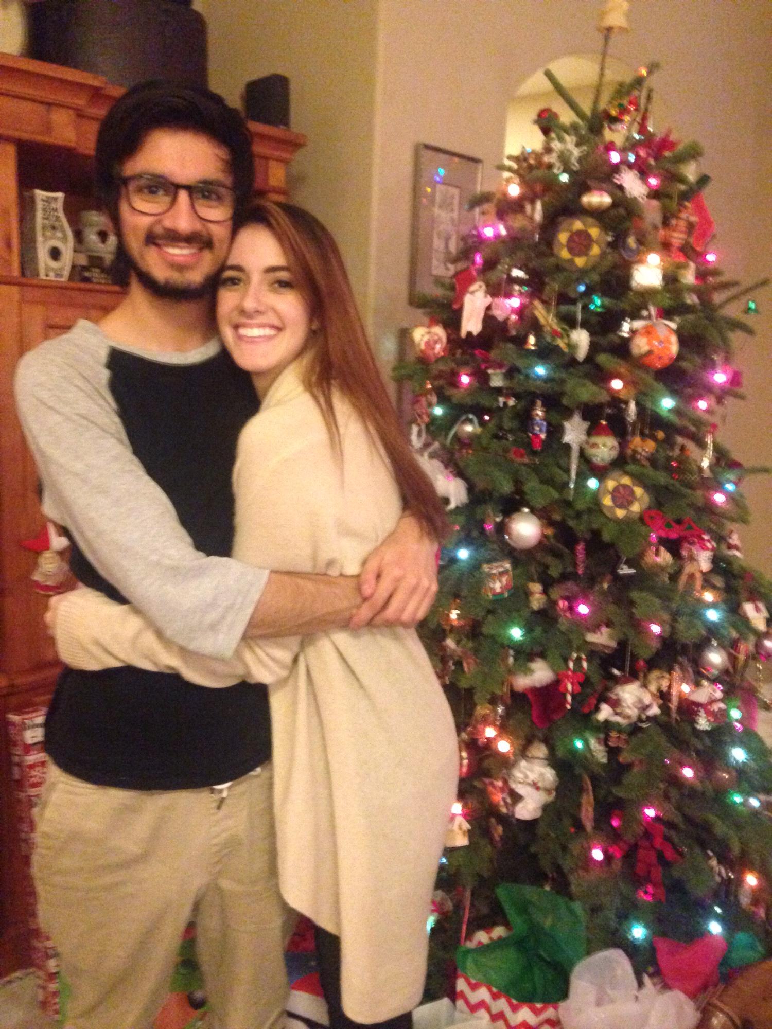 December 2015 - Our first Christmas at Gramma and Grandpa Brandli’s house in California! He brought me to visit Vail and to meet his parents for the first time a few days after!