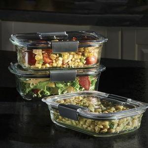 Glass Food Storage Containers, Set of 9