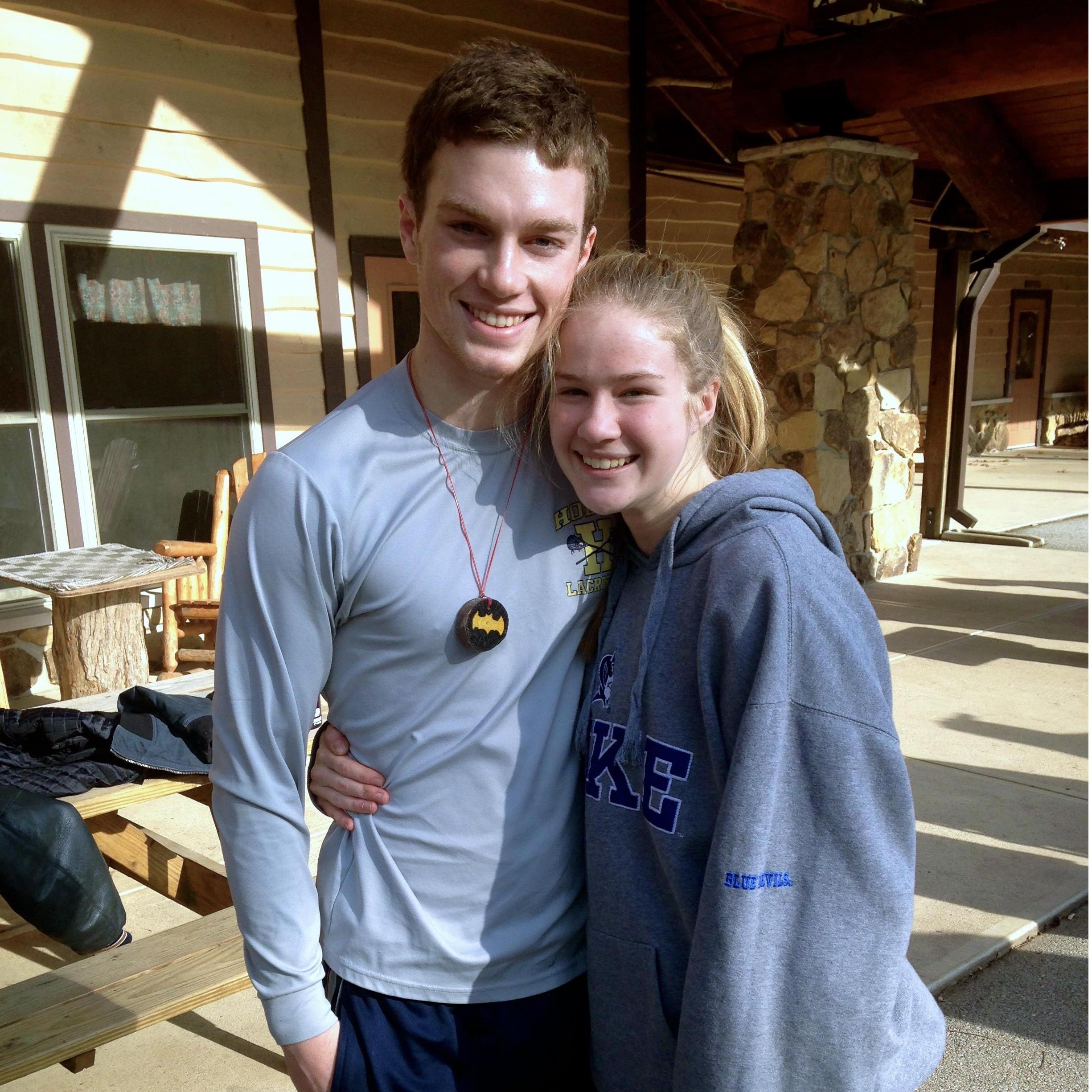 The very first picture of the two of us when we were just camp friends. ~ December 2014