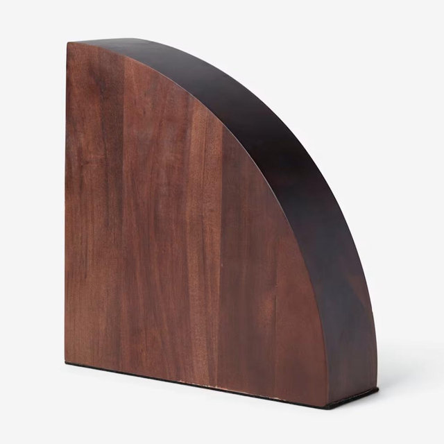 Marcellin Magnetic Acacia Knife Block in Black Walnut