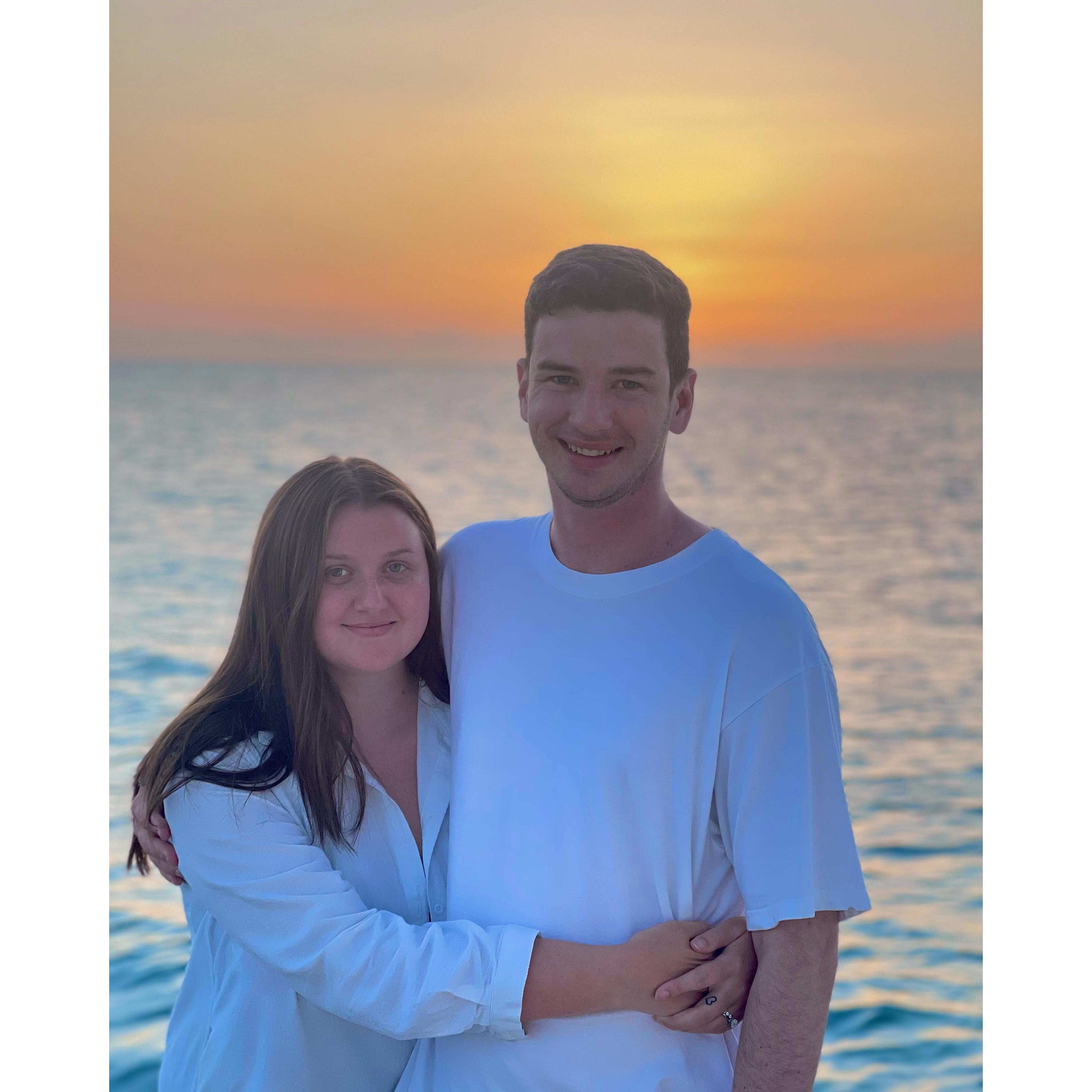 Celebrating our one year wedding anniversary