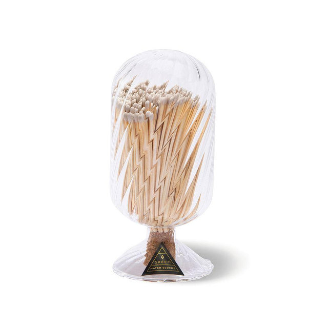 Helix Match Cloche with 120 white-tipped matches