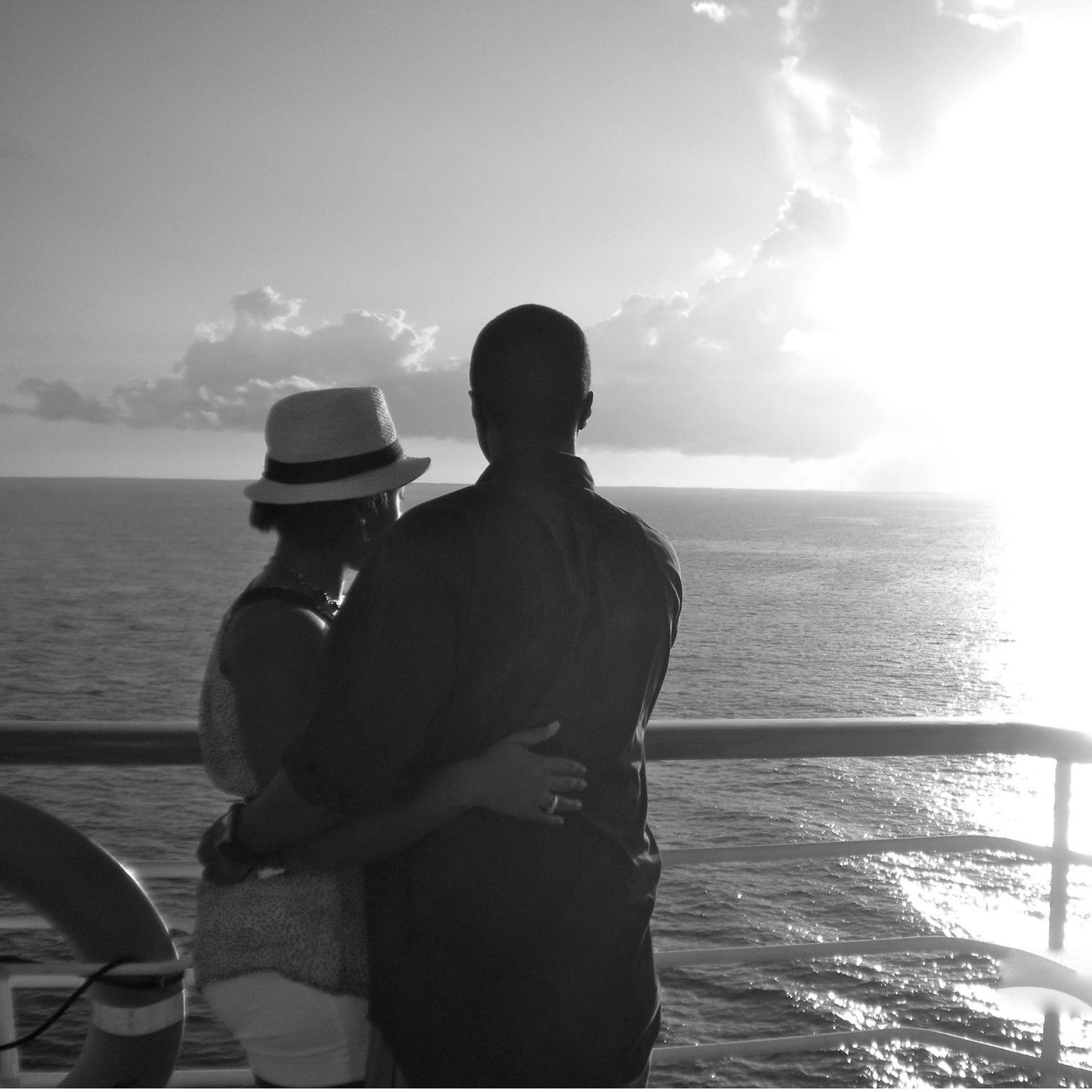 Our first vacation together. We took a family cruise to the Bahamas in 2011. It was a start to many more!