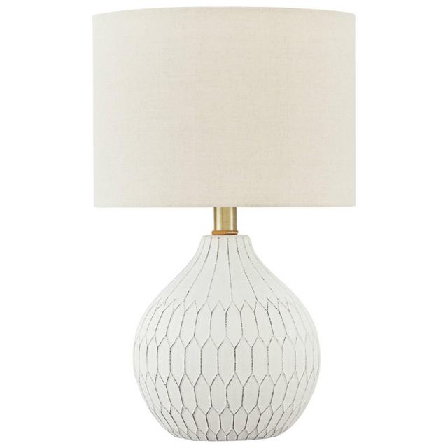 Wardmont Ceramic Table Lamp White - Signature Design by Ashley