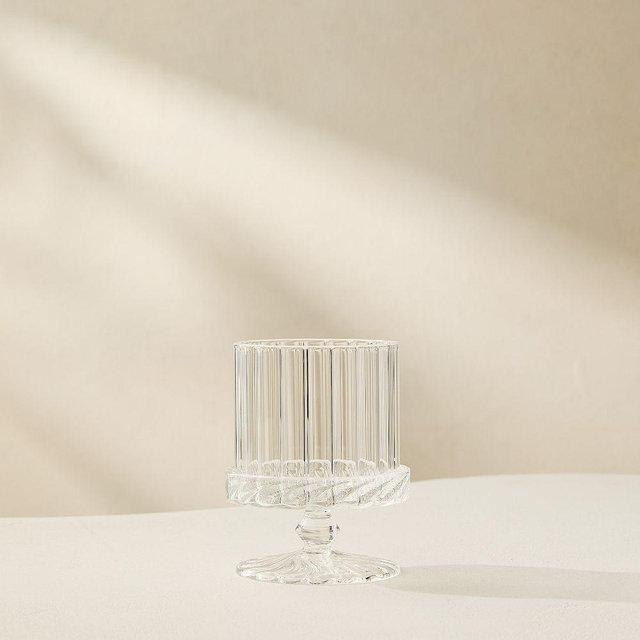 Solei Glass Votive Holder, 4"H