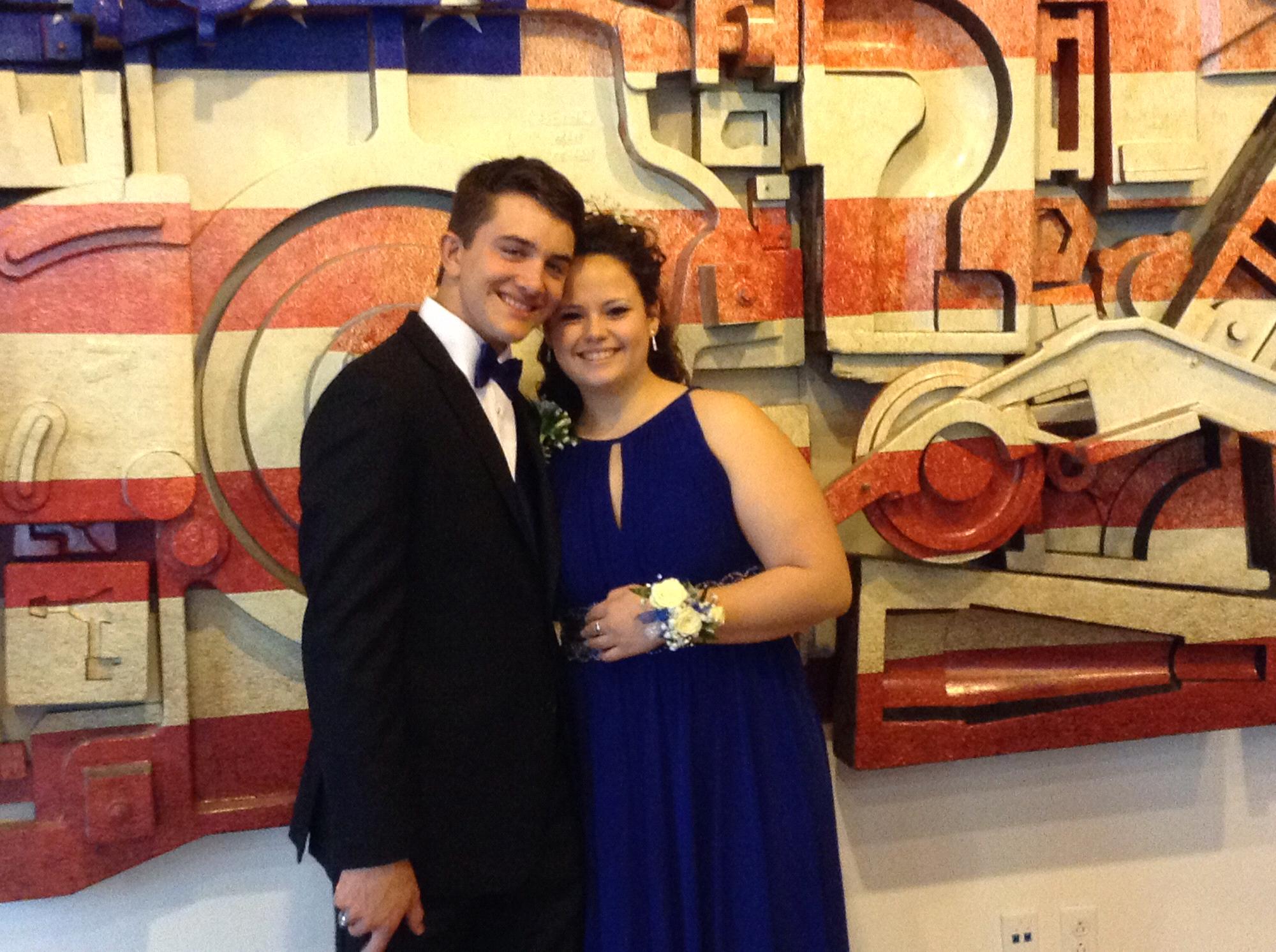 Rayna's junior year prom (2016).