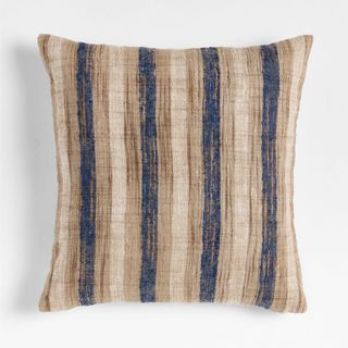 Riviera Stripe Square Throw Pillow Cover