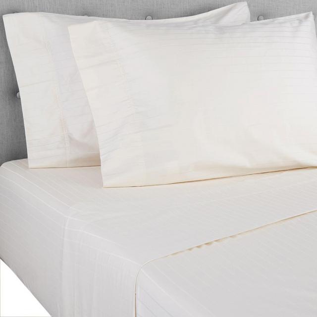 Nestwell™ Pima Cotton 500-Thread-Count King Sheet Set in Birch Stripe