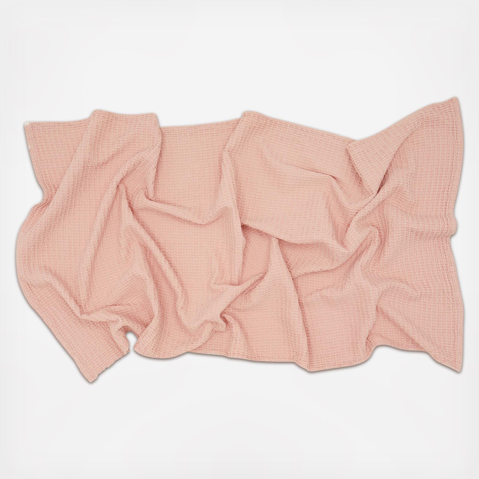 Hawkins New York Simple Waffle Towels - Bath Sheet, Blush