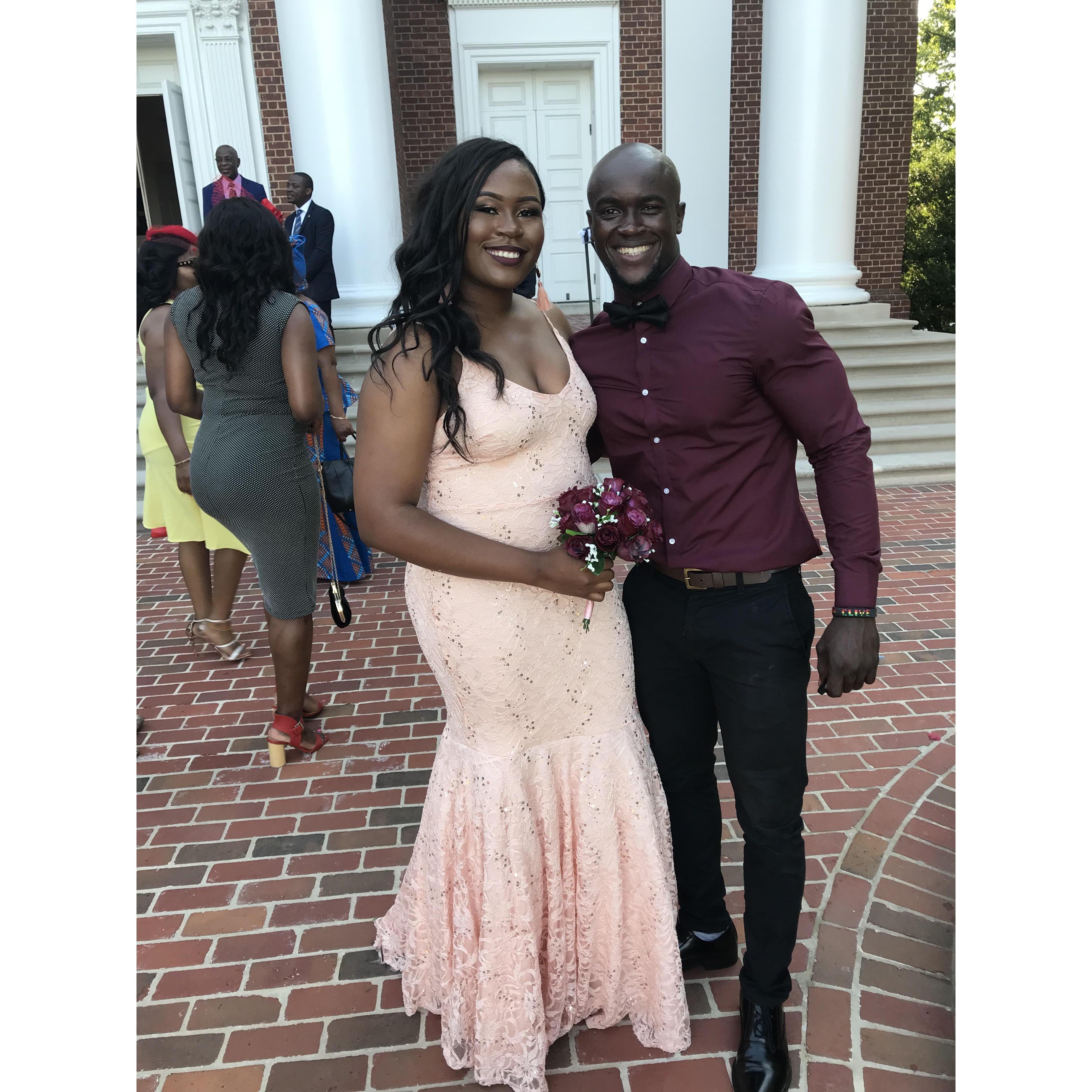 At Corinnes wedding