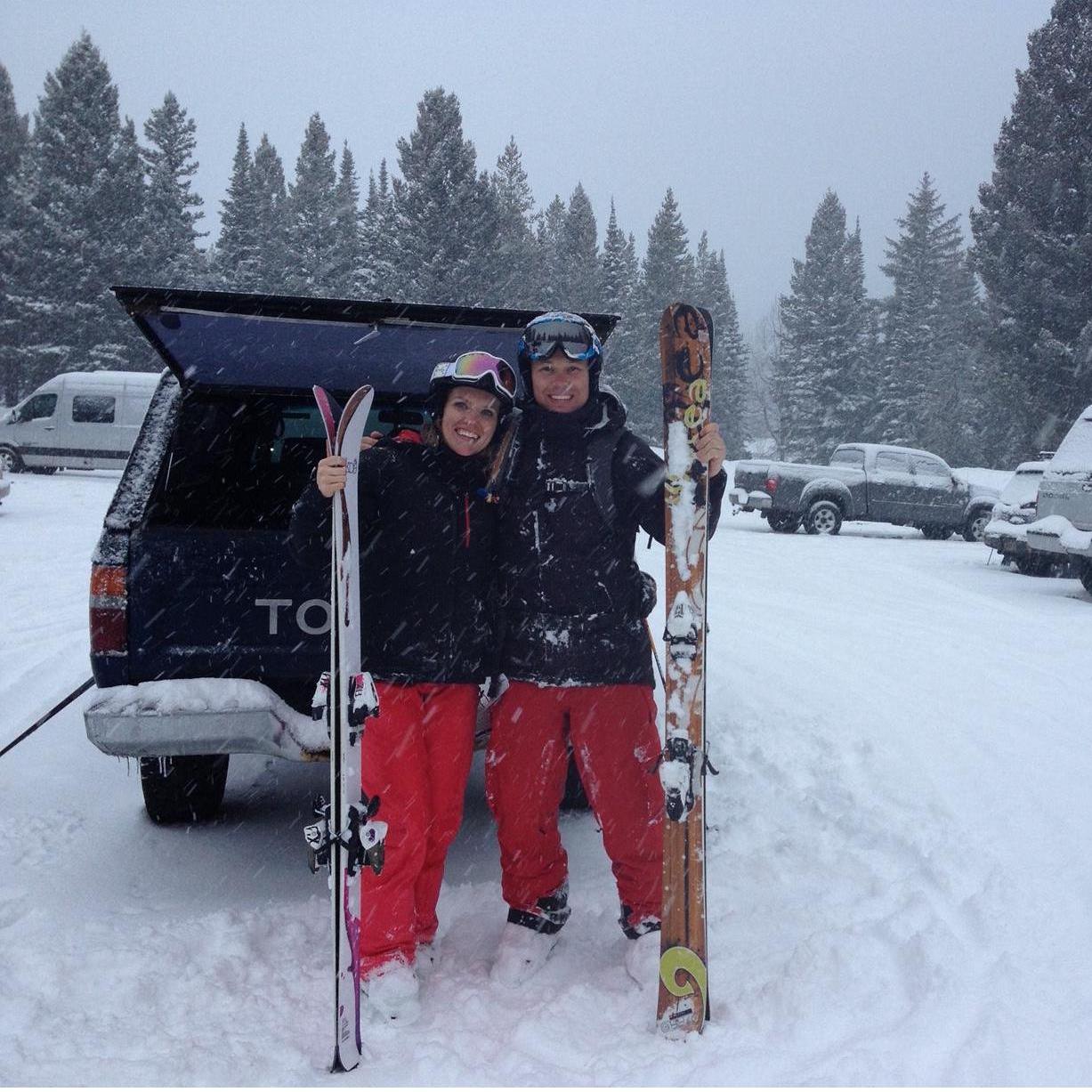 Lisa & Bart - Bridger Bowl - Montana 2012