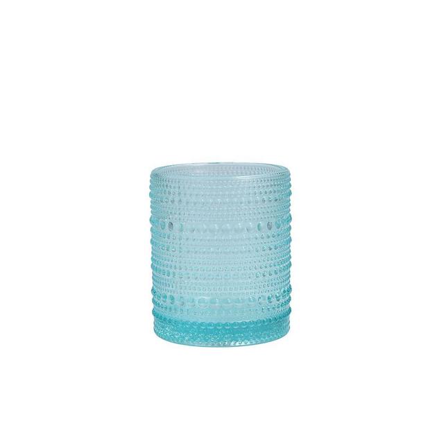 Jupiter Pool Blue Double Old Fashioned Glass, 10 oz., Set of 6