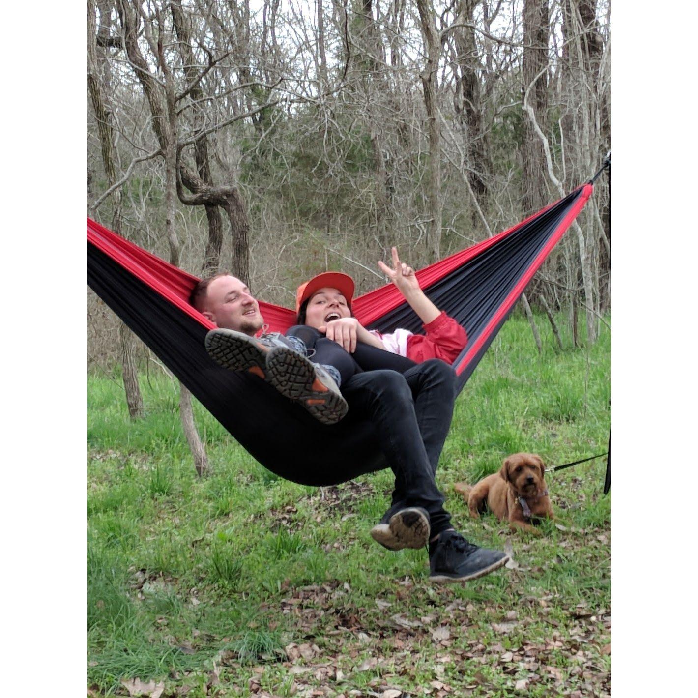 Camping with the homies and Sofia.
