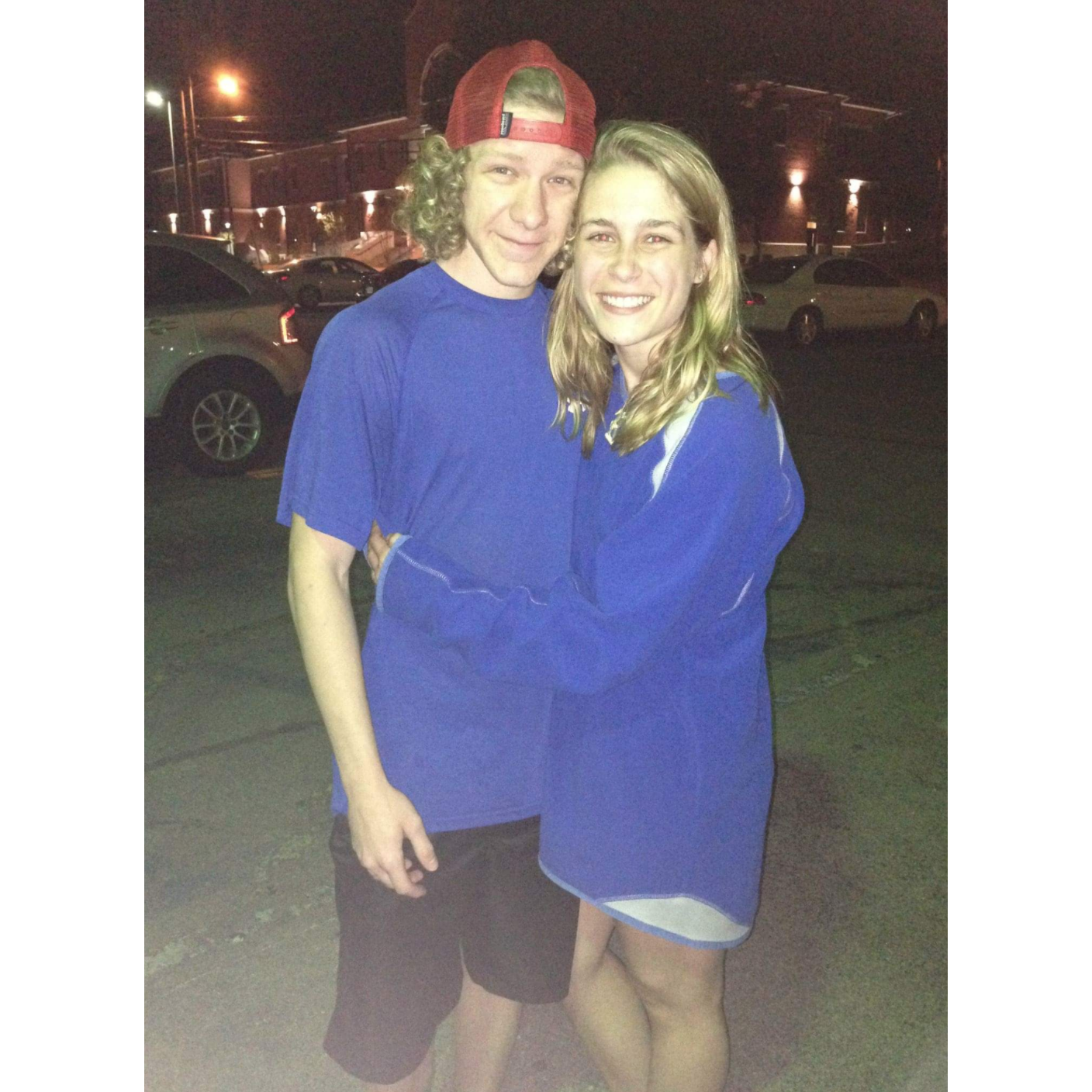 Not the very first, but definitely one of our first pictures together!