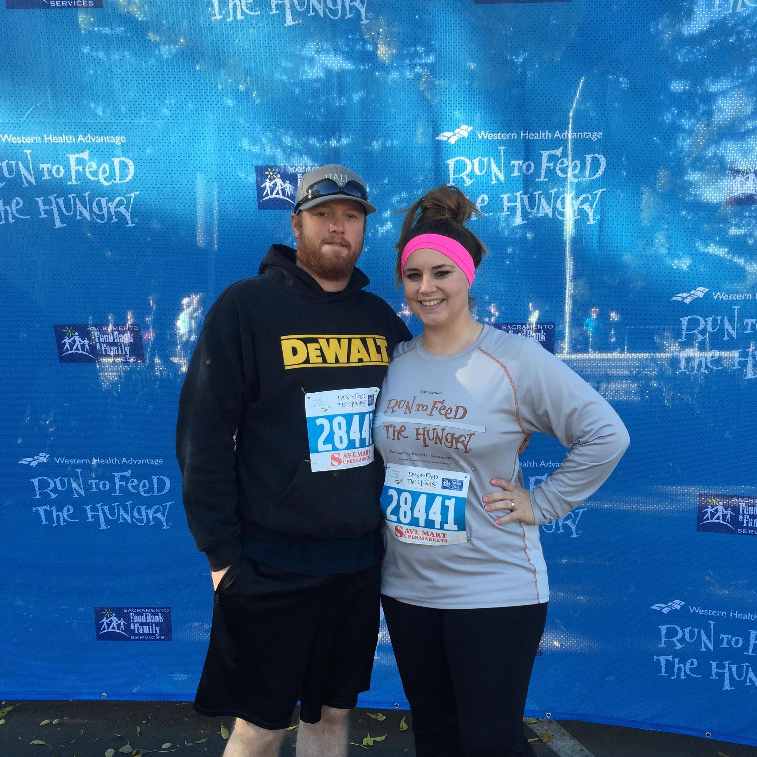 Run to Feed the Hungry on Thanksgiving Morning in Sacramento.