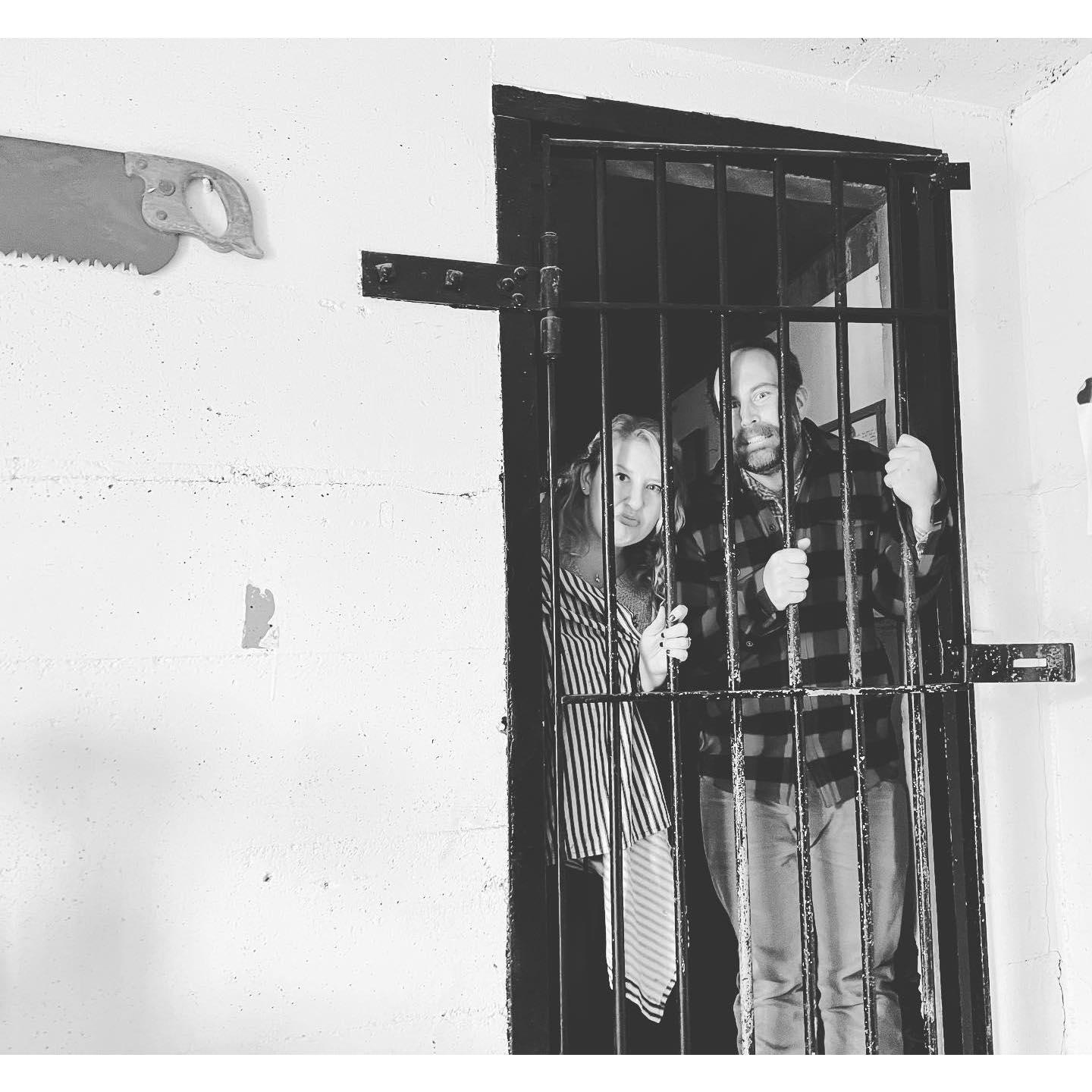 Locked up in Oatman, Arizona 