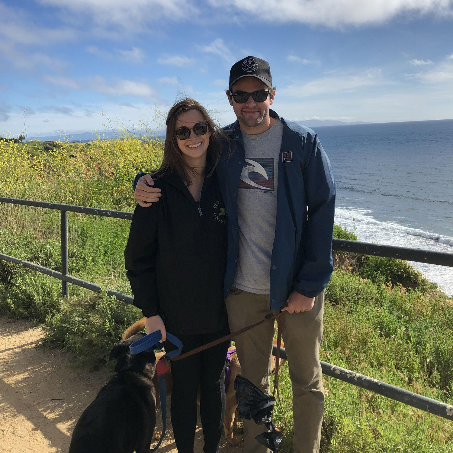 Walking the dogs in Rancho Palos Verdes