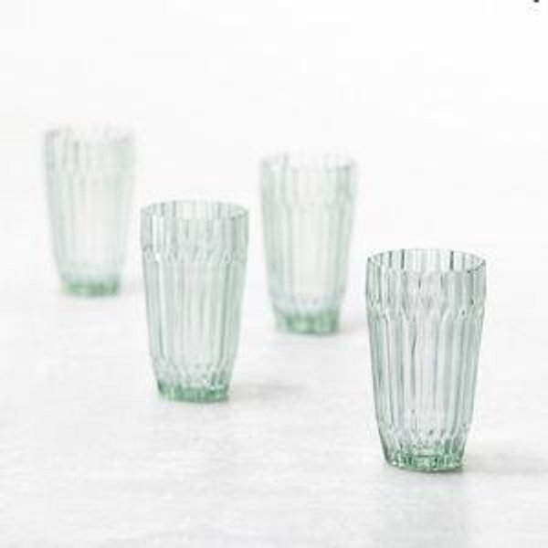 Archie Tall Drinking Glasses - Verde