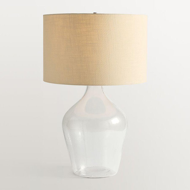 Clift Glass 30" Table Lamp, Clear