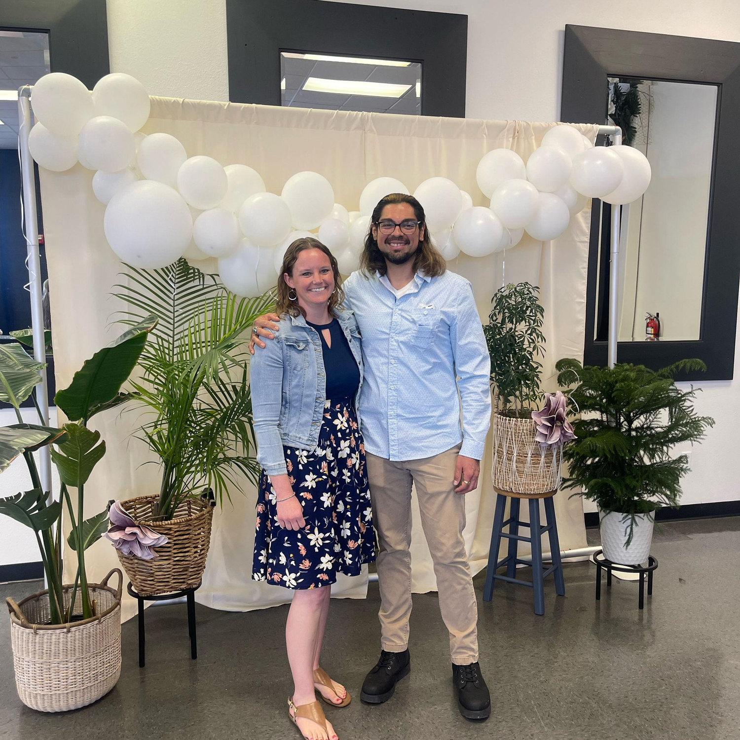 This was our first photo taken together, on Easter Sunday, 2024