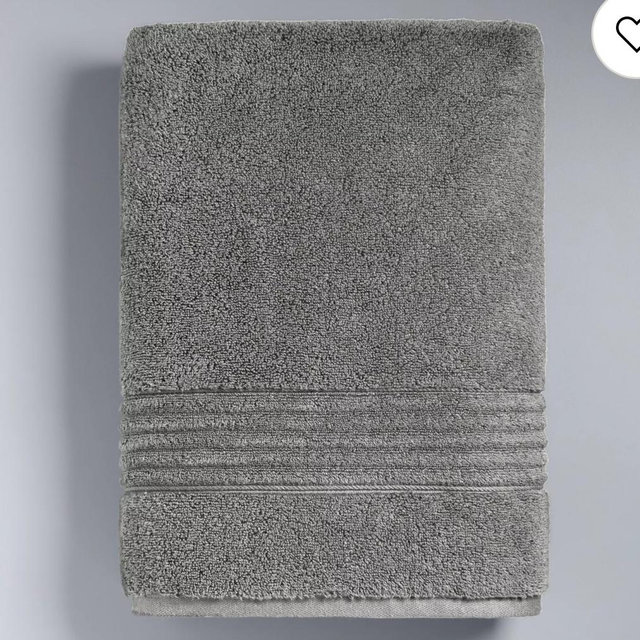 Simply Vera Vera Wang Signature - Charcoal, WASH CLOTH