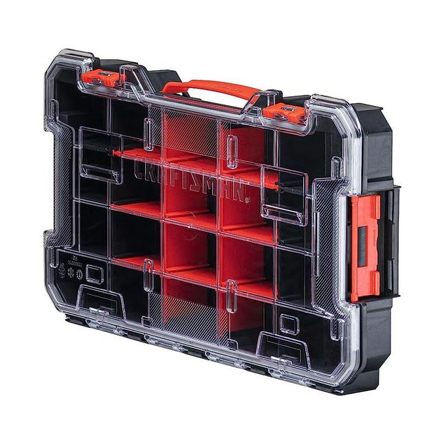 CRAFTSMAN VERSASTACK Storage Organizer, Small Parts Organizer, 20-Compartments, Lid Includes Secure Latch (CMST17828)