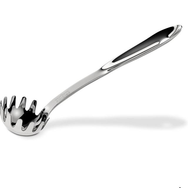 All-Clad Specialty Stainless Steel Kitchen Gadgets Pasta Ladle Kitchen Tools, Kitchen Hacks Silver