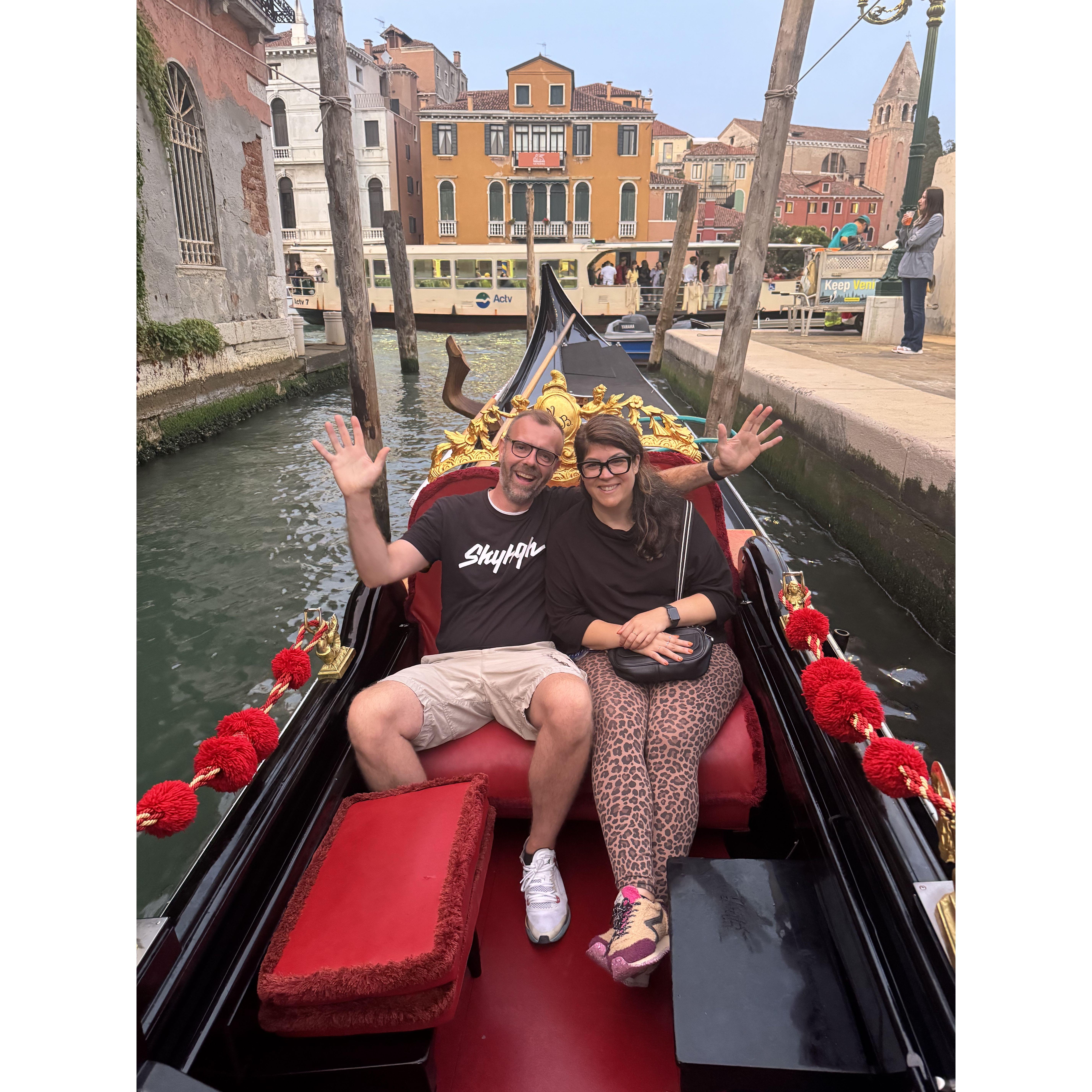 Gondola ride in Venice, Italy