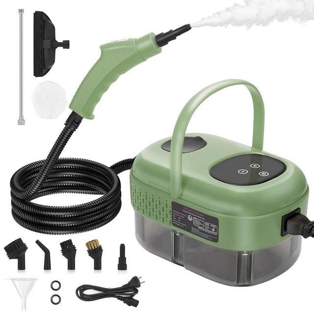 MOVATEK Handheld Steam Cleaner, 1000ml Water Tank, 15S Heat-up Time, Multipurpose Steamer for Home Use, Pressurized Steamer for Cleaning Floor, Upholstery, Grout and Car