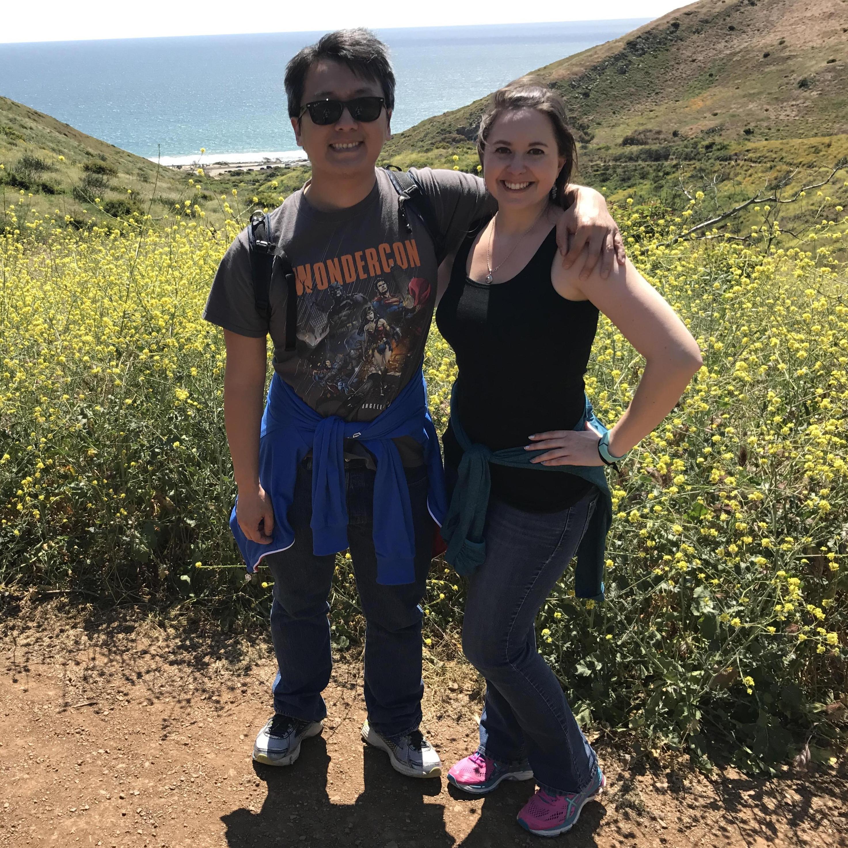 Hiking in Malibu during the superbloom!