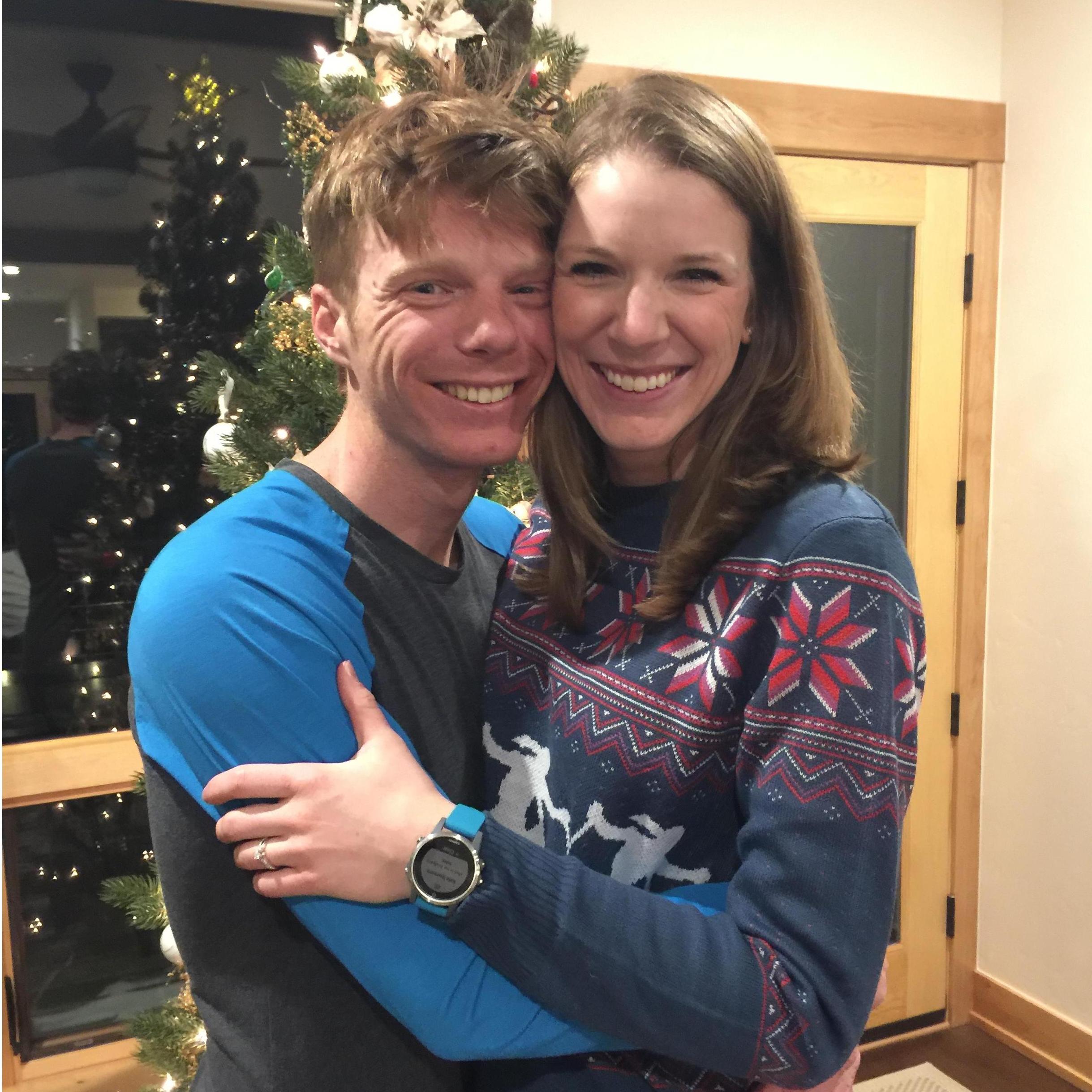 The night of our engagement, 12/25/18.