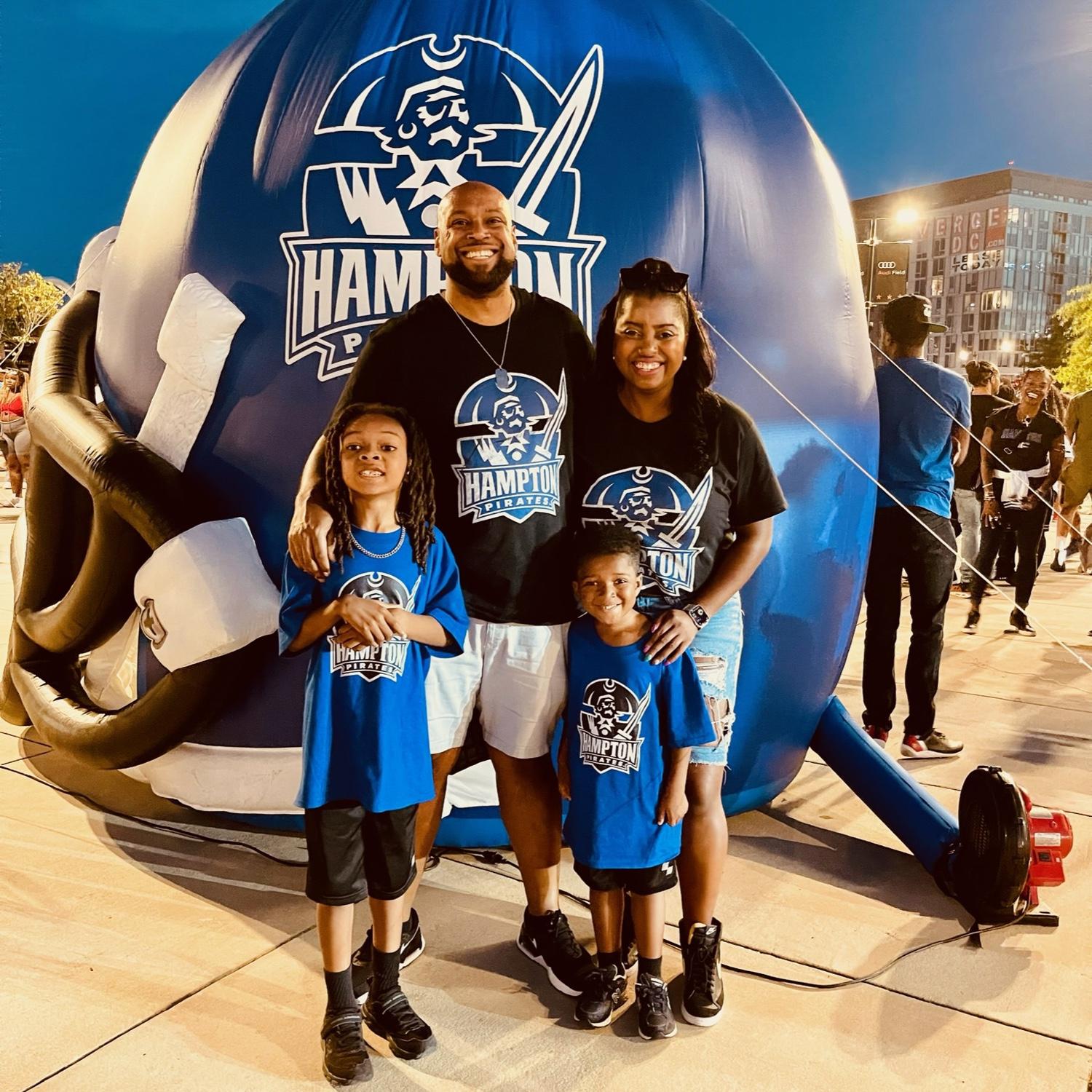 Hampton vs Howard football game, 2023